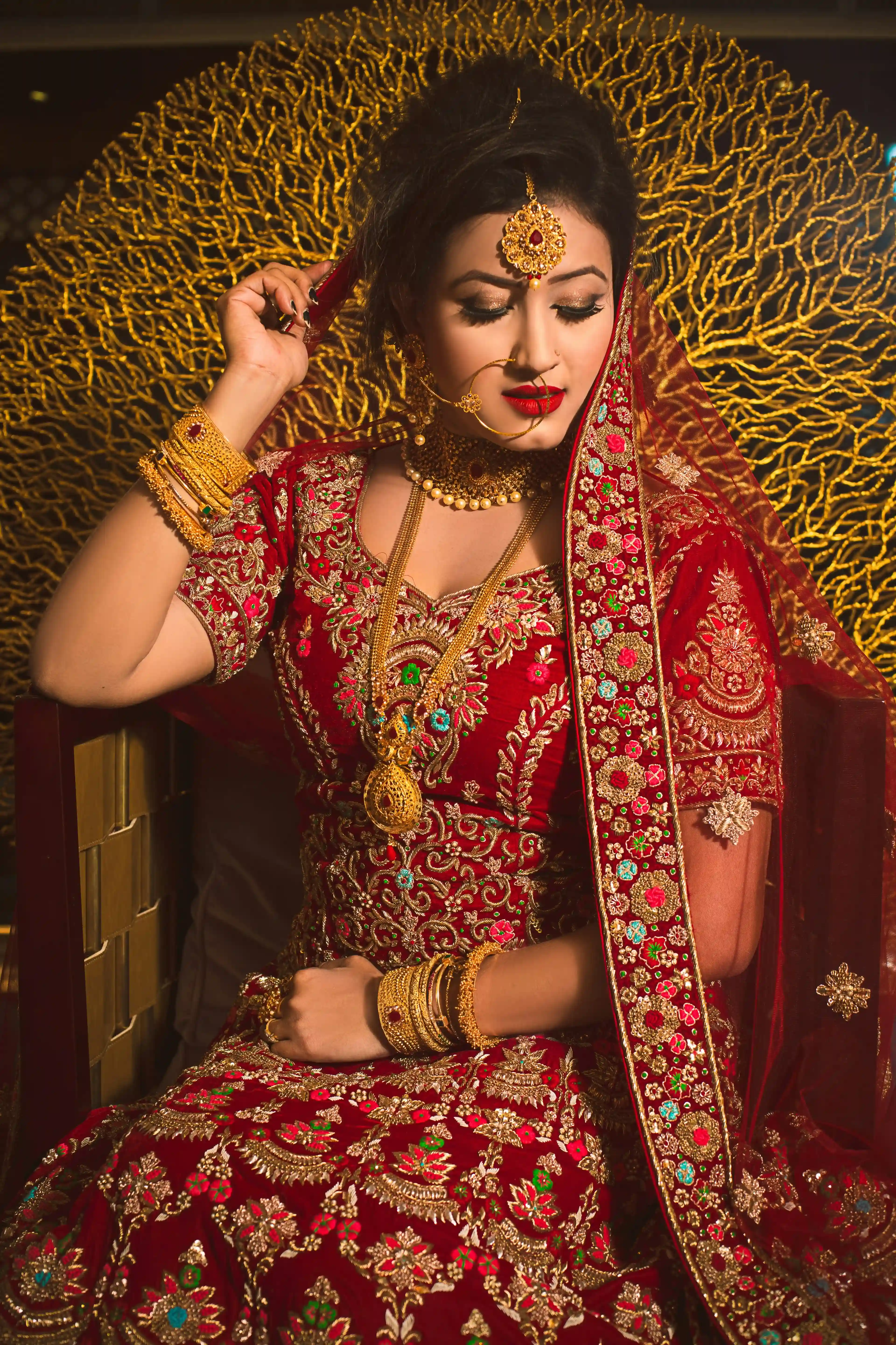 Luxury bridal makeup in Patna by House of Heena