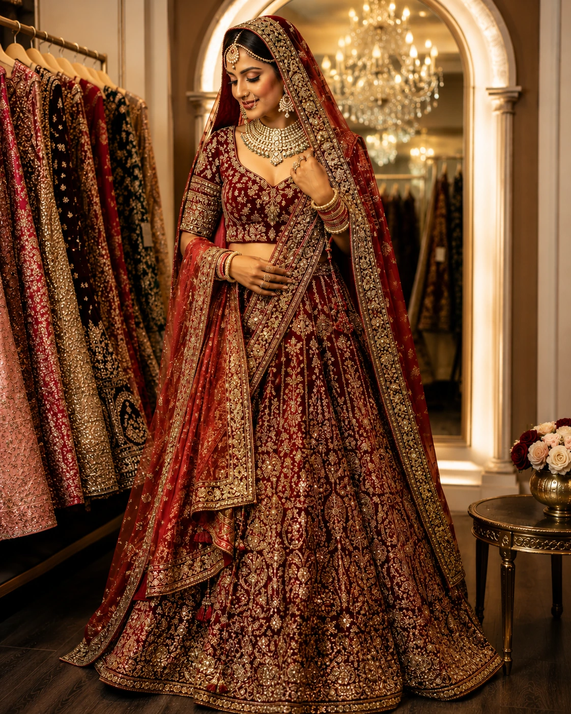 Luxury bridal outfit rental in Patna at House of Heena